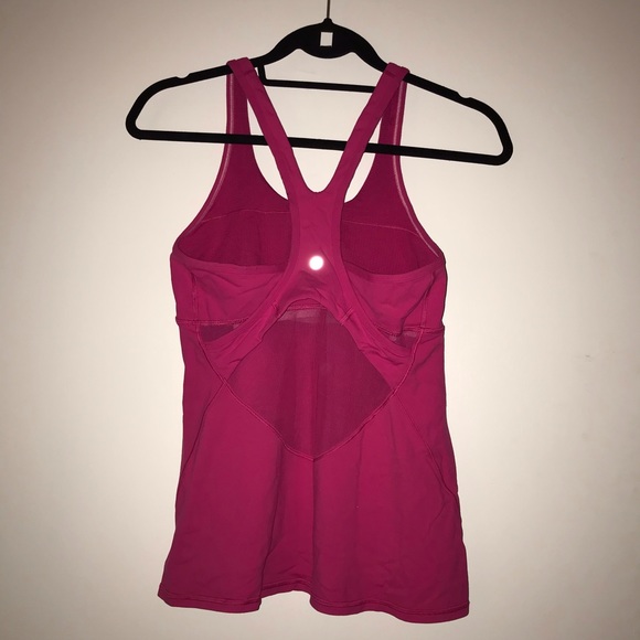 Lululemon Crossback Tank II in jeweled magenta - Picture 4 of 6